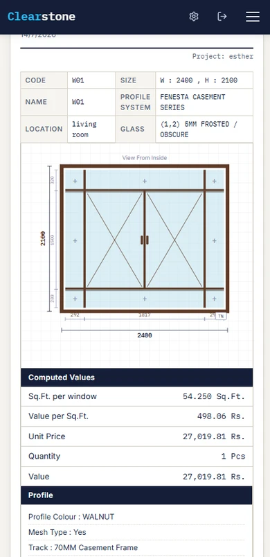 Clearstone screen 2