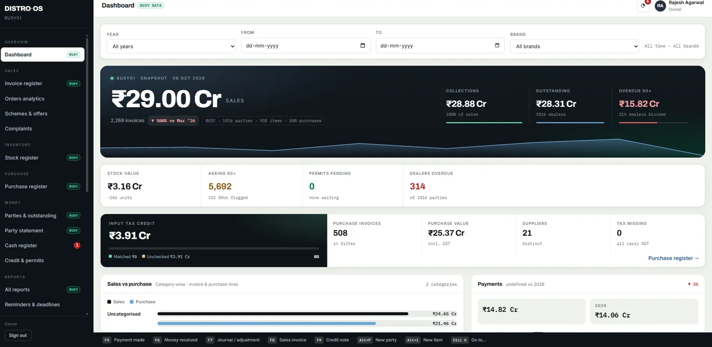 Distro OS screenshot